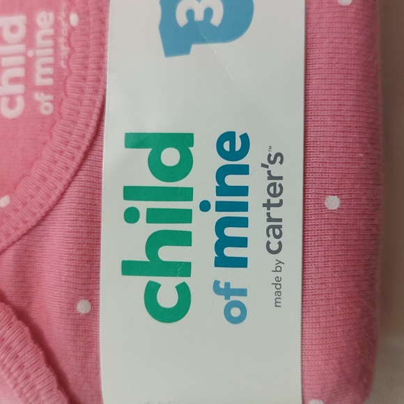 Child of mine made by Carter’s bodysuit Newborn 3 quantity short sleeve bodysuit - Picture 5 of 5